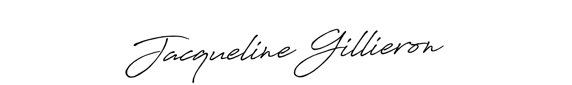 It looks lik you need a new signature style for name Jacqueline Gillieron. Design unique handwritten (Antro_Vectra_Bolder) signature with our free signature maker in just a few clicks. Jacqueline Gillieron signature style 7 images and pictures png