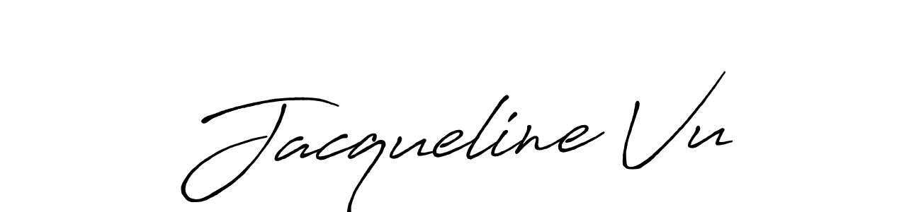 Make a beautiful signature design for name Jacqueline Vu. Use this online signature maker to create a handwritten signature for free. Jacqueline Vu signature style 7 images and pictures png