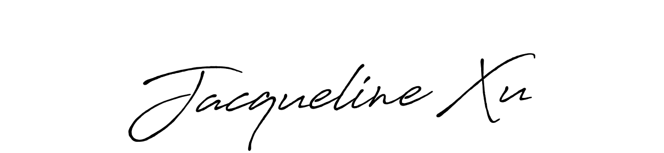 How to make Jacqueline Xu signature? Antro_Vectra_Bolder is a professional autograph style. Create handwritten signature for Jacqueline Xu name. Jacqueline Xu signature style 7 images and pictures png