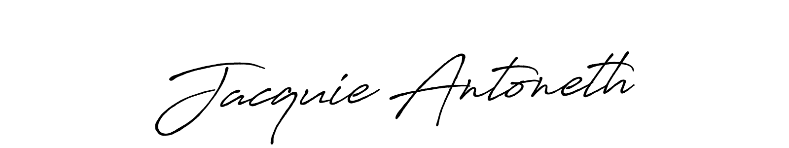 Here are the top 10 professional signature styles for the name Jacquie Antoneth. These are the best autograph styles you can use for your name. Jacquie Antoneth signature style 7 images and pictures png