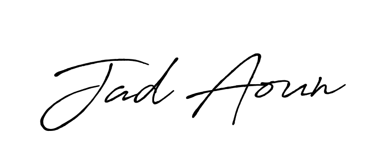 if you are searching for the best signature style for your name Jad Aoun. so please give up your signature search. here we have designed multiple signature styles  using Antro_Vectra_Bolder. Jad Aoun signature style 7 images and pictures png