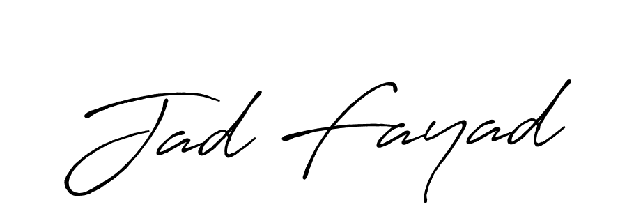 You can use this online signature creator to create a handwritten signature for the name Jad Fayad. This is the best online autograph maker. Jad Fayad signature style 7 images and pictures png