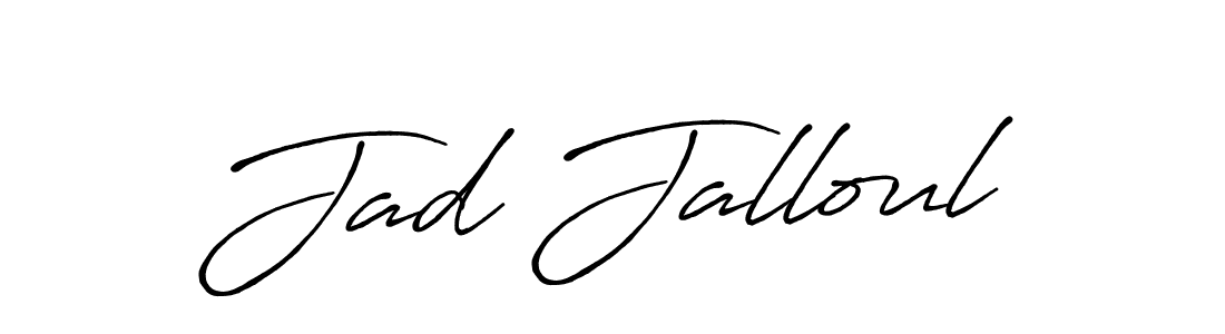 Similarly Antro_Vectra_Bolder is the best handwritten signature design. Signature creator online .You can use it as an online autograph creator for name Jad Jalloul. Jad Jalloul signature style 7 images and pictures png