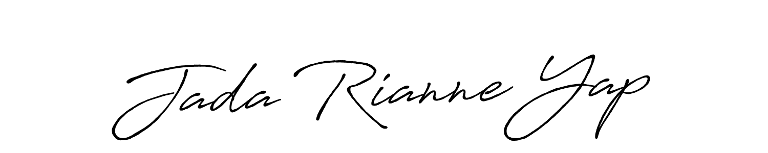 Also we have Jada Rianne Yap name is the best signature style. Create professional handwritten signature collection using Antro_Vectra_Bolder autograph style. Jada Rianne Yap signature style 7 images and pictures png