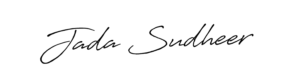 You can use this online signature creator to create a handwritten signature for the name Jada Sudheer. This is the best online autograph maker. Jada Sudheer signature style 7 images and pictures png