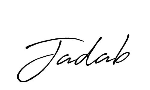 Make a beautiful signature design for name Jadab. Use this online signature maker to create a handwritten signature for free. Jadab signature style 7 images and pictures png