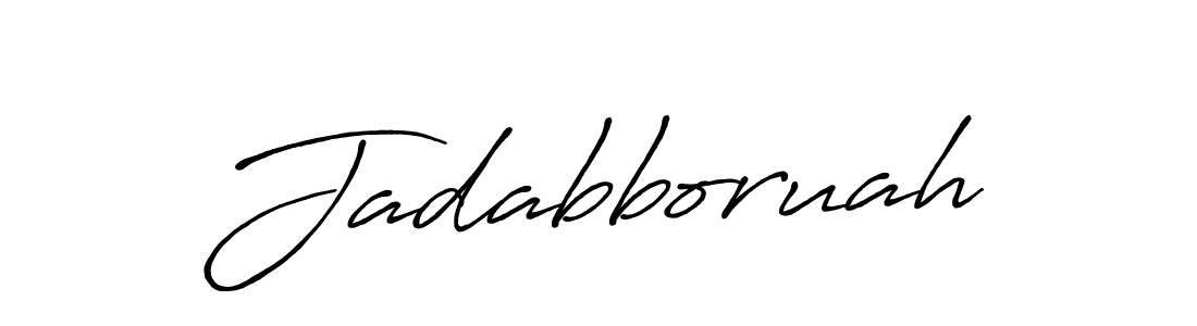 Also You can easily find your signature by using the search form. We will create Jadabboruah name handwritten signature images for you free of cost using Antro_Vectra_Bolder sign style. Jadabboruah signature style 7 images and pictures png