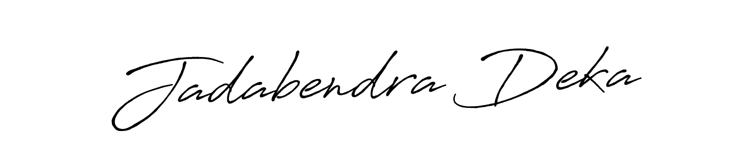 How to Draw Jadabendra Deka signature style? Antro_Vectra_Bolder is a latest design signature styles for name Jadabendra Deka. Jadabendra Deka signature style 7 images and pictures png