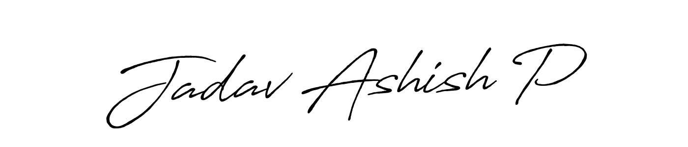 You can use this online signature creator to create a handwritten signature for the name Jadav Ashish P. This is the best online autograph maker. Jadav Ashish P signature style 7 images and pictures png