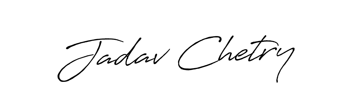 How to Draw Jadav Chetry signature style? Antro_Vectra_Bolder is a latest design signature styles for name Jadav Chetry. Jadav Chetry signature style 7 images and pictures png