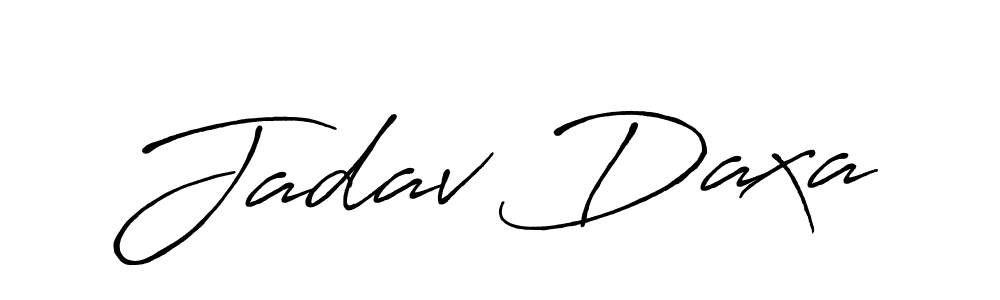 Also we have Jadav Daxa name is the best signature style. Create professional handwritten signature collection using Antro_Vectra_Bolder autograph style. Jadav Daxa signature style 7 images and pictures png