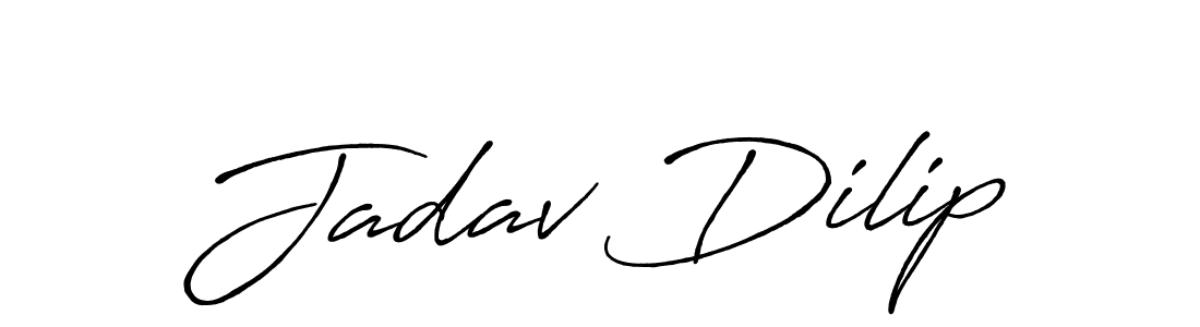 Make a short Jadav Dilip signature style. Manage your documents anywhere anytime using Antro_Vectra_Bolder. Create and add eSignatures, submit forms, share and send files easily. Jadav Dilip signature style 7 images and pictures png