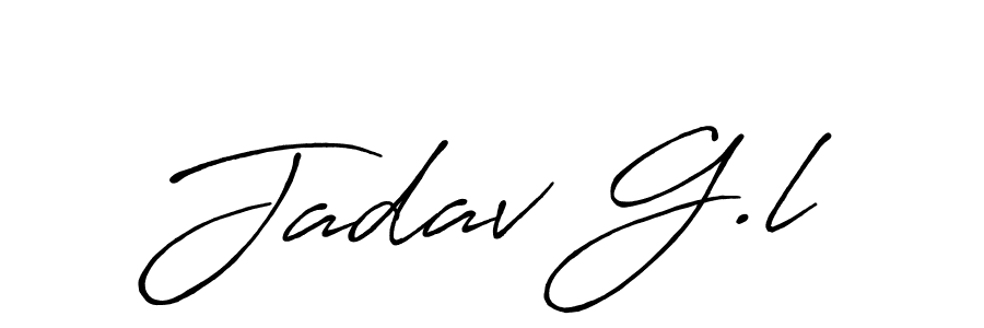 Antro_Vectra_Bolder is a professional signature style that is perfect for those who want to add a touch of class to their signature. It is also a great choice for those who want to make their signature more unique. Get Jadav G.l name to fancy signature for free. Jadav G.l signature style 7 images and pictures png