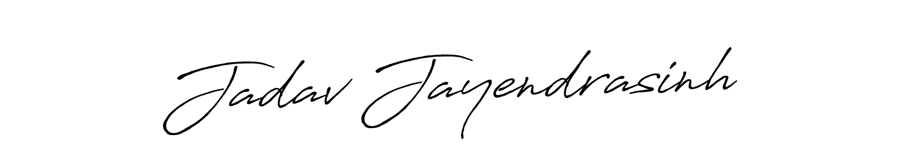 Jadav Jayendrasinh stylish signature style. Best Handwritten Sign (Antro_Vectra_Bolder) for my name. Handwritten Signature Collection Ideas for my name Jadav Jayendrasinh. Jadav Jayendrasinh signature style 7 images and pictures png