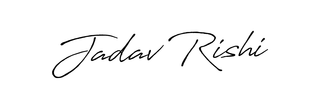 Antro_Vectra_Bolder is a professional signature style that is perfect for those who want to add a touch of class to their signature. It is also a great choice for those who want to make their signature more unique. Get Jadav Rishi name to fancy signature for free. Jadav Rishi signature style 7 images and pictures png