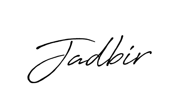 Design your own signature with our free online signature maker. With this signature software, you can create a handwritten (Antro_Vectra_Bolder) signature for name Jadbir. Jadbir signature style 7 images and pictures png