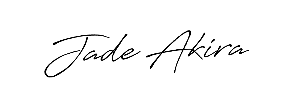 Also You can easily find your signature by using the search form. We will create Jade Akira name handwritten signature images for you free of cost using Antro_Vectra_Bolder sign style. Jade Akira signature style 7 images and pictures png