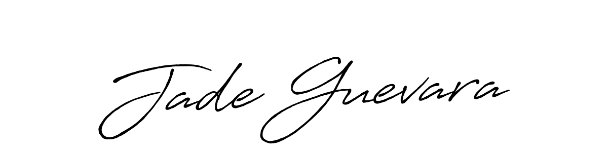 Also You can easily find your signature by using the search form. We will create Jade Guevara name handwritten signature images for you free of cost using Antro_Vectra_Bolder sign style. Jade Guevara signature style 7 images and pictures png