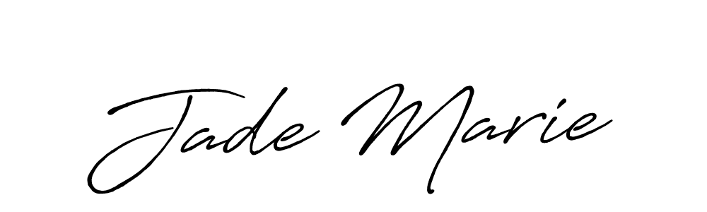 Antro_Vectra_Bolder is a professional signature style that is perfect for those who want to add a touch of class to their signature. It is also a great choice for those who want to make their signature more unique. Get Jade Marie name to fancy signature for free. Jade Marie signature style 7 images and pictures png