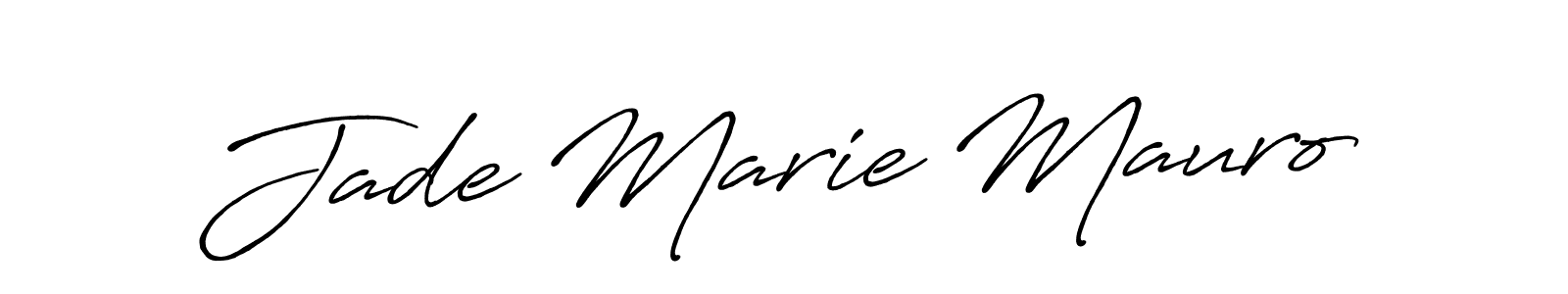 Jade Marie Mauro stylish signature style. Best Handwritten Sign (Antro_Vectra_Bolder) for my name. Handwritten Signature Collection Ideas for my name Jade Marie Mauro. Jade Marie Mauro signature style 7 images and pictures png