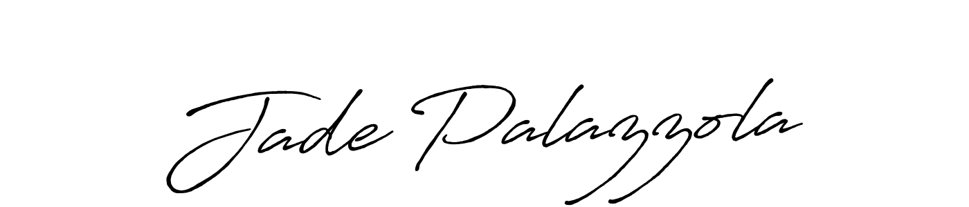 Jade Palazzola stylish signature style. Best Handwritten Sign (Antro_Vectra_Bolder) for my name. Handwritten Signature Collection Ideas for my name Jade Palazzola. Jade Palazzola signature style 7 images and pictures png