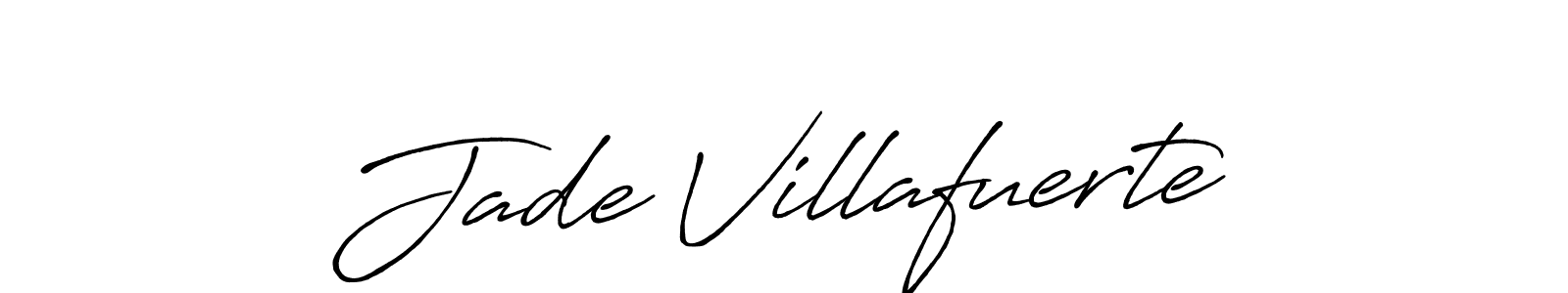 Also You can easily find your signature by using the search form. We will create Jade Villafuerte name handwritten signature images for you free of cost using Antro_Vectra_Bolder sign style. Jade Villafuerte signature style 7 images and pictures png