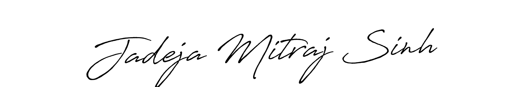 Use a signature maker to create a handwritten signature online. With this signature software, you can design (Antro_Vectra_Bolder) your own signature for name Jadeja Mitraj Sinh. Jadeja Mitraj Sinh signature style 7 images and pictures png