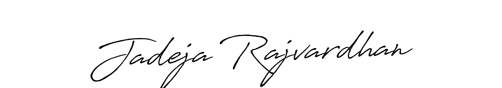 You should practise on your own different ways (Antro_Vectra_Bolder) to write your name (Jadeja Rajvardhan) in signature. don't let someone else do it for you. Jadeja Rajvardhan signature style 7 images and pictures png