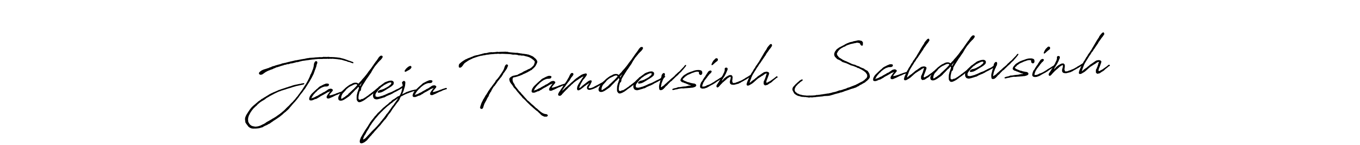 Make a beautiful signature design for name Jadeja Ramdevsinh Sahdevsinh. Use this online signature maker to create a handwritten signature for free. Jadeja Ramdevsinh Sahdevsinh signature style 7 images and pictures png