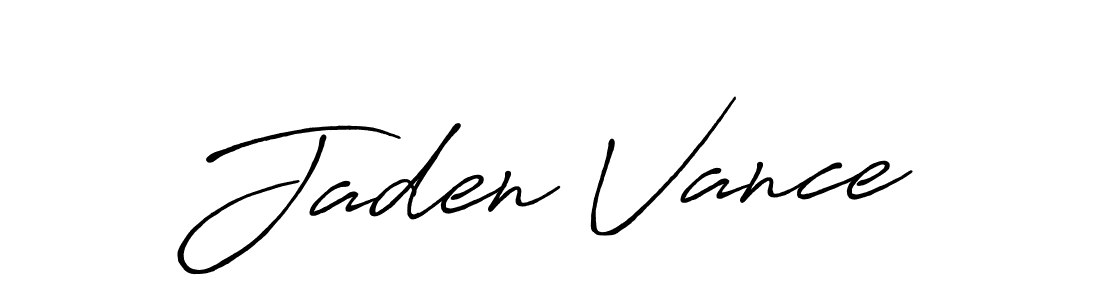 Also You can easily find your signature by using the search form. We will create Jaden Vance name handwritten signature images for you free of cost using Antro_Vectra_Bolder sign style. Jaden Vance signature style 7 images and pictures png