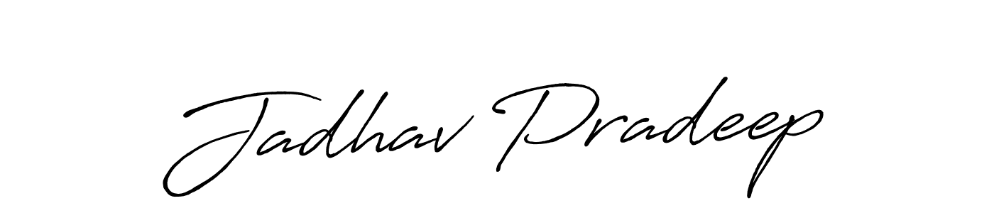 Also we have Jadhav Pradeep name is the best signature style. Create professional handwritten signature collection using Antro_Vectra_Bolder autograph style. Jadhav Pradeep signature style 7 images and pictures png