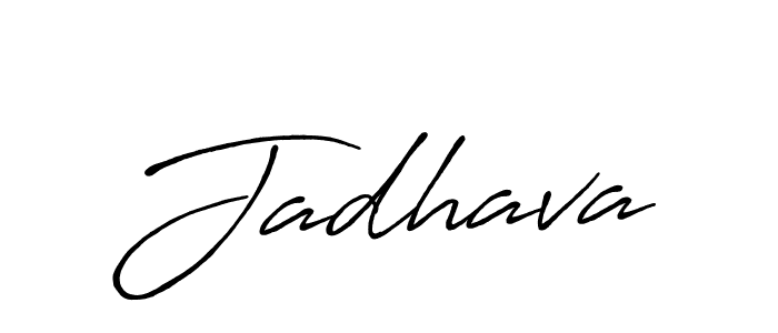 if you are searching for the best signature style for your name Jadhava. so please give up your signature search. here we have designed multiple signature styles  using Antro_Vectra_Bolder. Jadhava signature style 7 images and pictures png