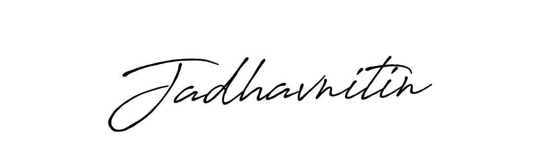 Also we have Jadhavnitin name is the best signature style. Create professional handwritten signature collection using Antro_Vectra_Bolder autograph style. Jadhavnitin signature style 7 images and pictures png