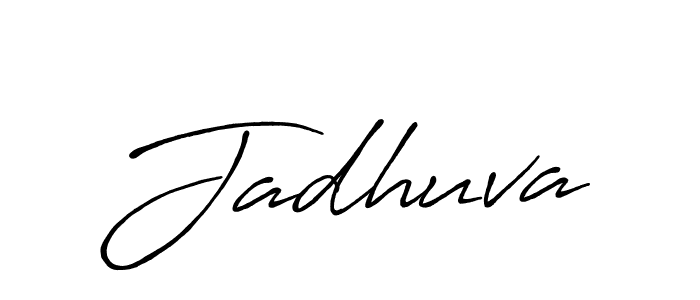 Also You can easily find your signature by using the search form. We will create Jadhuva name handwritten signature images for you free of cost using Antro_Vectra_Bolder sign style. Jadhuva signature style 7 images and pictures png