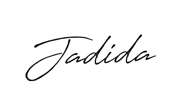 Create a beautiful signature design for name Jadida. With this signature (Antro_Vectra_Bolder) fonts, you can make a handwritten signature for free. Jadida signature style 7 images and pictures png