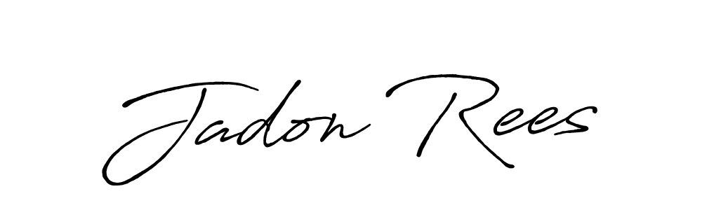 Also we have Jadon Rees name is the best signature style. Create professional handwritten signature collection using Antro_Vectra_Bolder autograph style. Jadon Rees signature style 7 images and pictures png