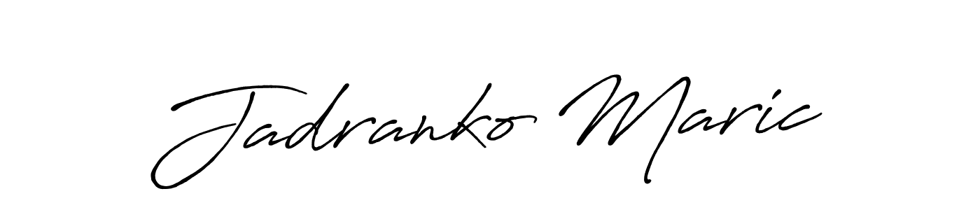 How to make Jadranko Maric name signature. Use Antro_Vectra_Bolder style for creating short signs online. This is the latest handwritten sign. Jadranko Maric signature style 7 images and pictures png