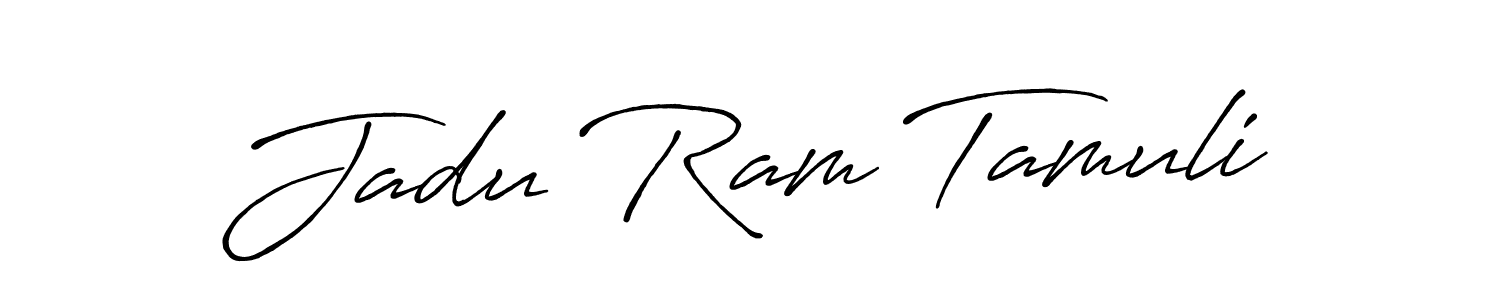 You can use this online signature creator to create a handwritten signature for the name Jadu Ram Tamuli. This is the best online autograph maker. Jadu Ram Tamuli signature style 7 images and pictures png