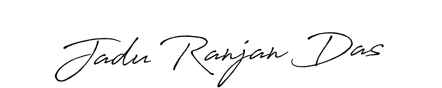 Jadu Ranjan Das stylish signature style. Best Handwritten Sign (Antro_Vectra_Bolder) for my name. Handwritten Signature Collection Ideas for my name Jadu Ranjan Das. Jadu Ranjan Das signature style 7 images and pictures png
