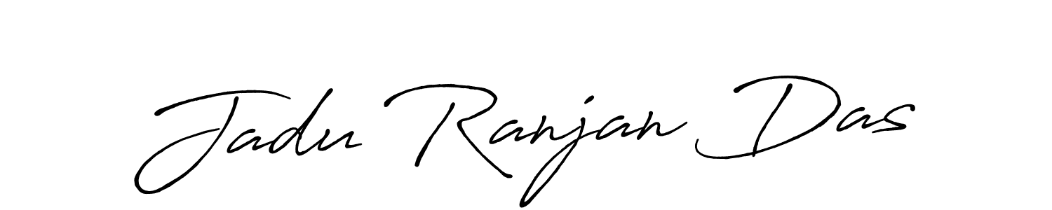 Jadu Ranjan Das stylish signature style. Best Handwritten Sign (Antro_Vectra_Bolder) for my name. Handwritten Signature Collection Ideas for my name Jadu Ranjan Das. Jadu Ranjan Das signature style 7 images and pictures png