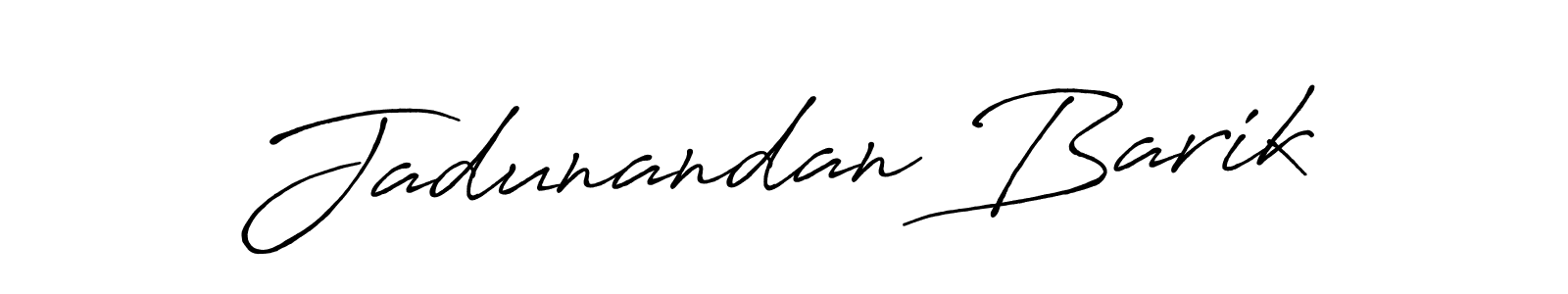 It looks lik you need a new signature style for name Jadunandan Barik. Design unique handwritten (Antro_Vectra_Bolder) signature with our free signature maker in just a few clicks. Jadunandan Barik signature style 7 images and pictures png
