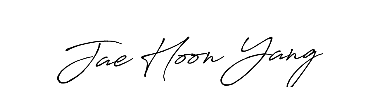 Also we have Jae Hoon Yang name is the best signature style. Create professional handwritten signature collection using Antro_Vectra_Bolder autograph style. Jae Hoon Yang signature style 7 images and pictures png