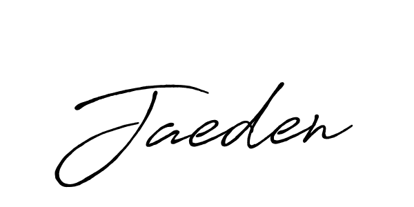 Create a beautiful signature design for name Jaeden. With this signature (Antro_Vectra_Bolder) fonts, you can make a handwritten signature for free. Jaeden signature style 7 images and pictures png