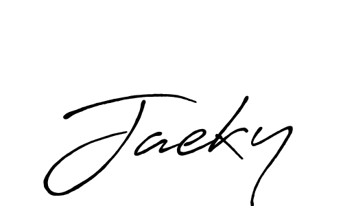 Use a signature maker to create a handwritten signature online. With this signature software, you can design (Antro_Vectra_Bolder) your own signature for name Jaeky. Jaeky signature style 7 images and pictures png