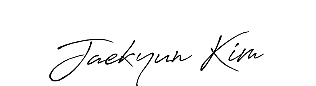 Jaekyun Kim stylish signature style. Best Handwritten Sign (Antro_Vectra_Bolder) for my name. Handwritten Signature Collection Ideas for my name Jaekyun Kim. Jaekyun Kim signature style 7 images and pictures png