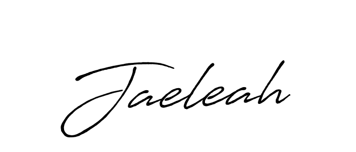 Also we have Jaeleah name is the best signature style. Create professional handwritten signature collection using Antro_Vectra_Bolder autograph style. Jaeleah signature style 7 images and pictures png