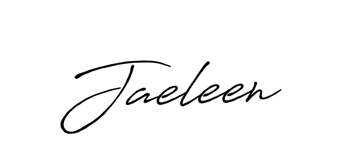 Also we have Jaeleen name is the best signature style. Create professional handwritten signature collection using Antro_Vectra_Bolder autograph style. Jaeleen signature style 7 images and pictures png