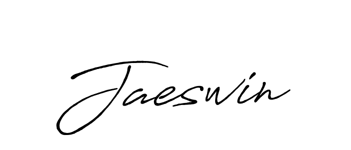 Create a beautiful signature design for name Jaeswin. With this signature (Antro_Vectra_Bolder) fonts, you can make a handwritten signature for free. Jaeswin signature style 7 images and pictures png