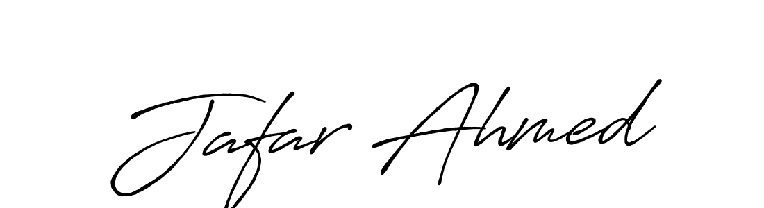 Also You can easily find your signature by using the search form. We will create Jafar Ahmed name handwritten signature images for you free of cost using Antro_Vectra_Bolder sign style. Jafar Ahmed signature style 7 images and pictures png