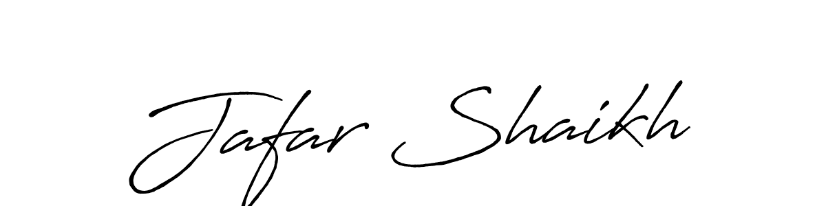 Jafar Shaikh stylish signature style. Best Handwritten Sign (Antro_Vectra_Bolder) for my name. Handwritten Signature Collection Ideas for my name Jafar Shaikh. Jafar Shaikh signature style 7 images and pictures png